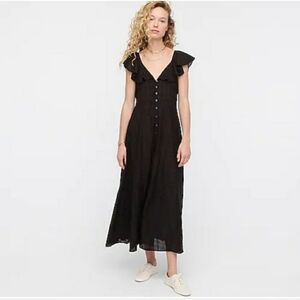 87. NWOT J.Crew Button-up dress in jacquard gingham